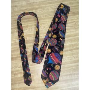 Vintage Hot Air Balloon Cotton Tie, Tie One On New Mexico Balloon Fiesta